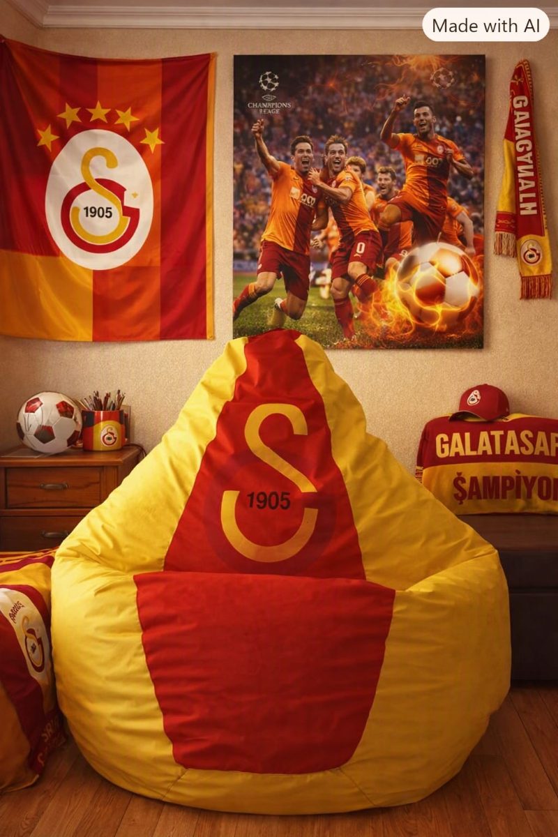 Sofa XXL GS – Galatasaray Dizaynlı Puf